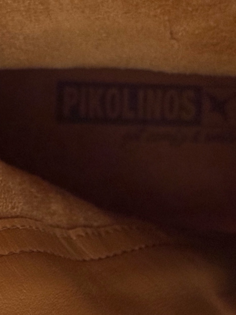 Pikolinos Cognac Leather Tall Riding Boots Size 39 (8.5) Excellent condition - Picture 9 of 9